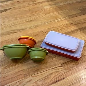 Lot of vintage Tupperware